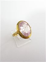 Anillo Damiata Gioielli Mujer in Oro amarillo Quarzo idrotermale 654/102-D199 - 654/102-D199